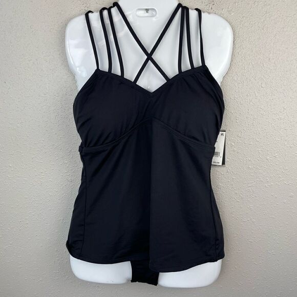 NWT Kenneth Cole New York Tankini Top and Bottoms Size L